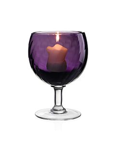 Amethyst Table Lamp & Candle