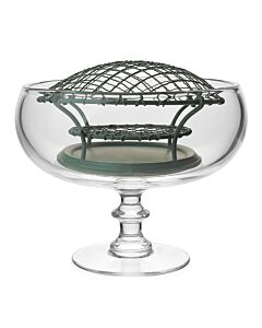 Classic Footed Rose Bowl & Wire
