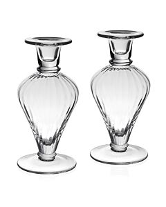 Lydia Pair of Candlesticks 8" / 202mm