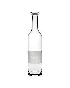 Labelled Wine Carafe 'Merlot'