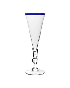 Siena Champagne Flute Blue