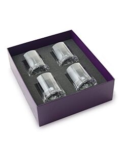 Vesper Gift Set of 4 Whisky Tumblers Straight