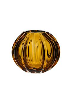 Amalfi Pumpkin Vase 6" / 15cm Amber