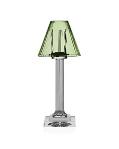 Carmen Candle Lamp Green 16" / 40.5cm
