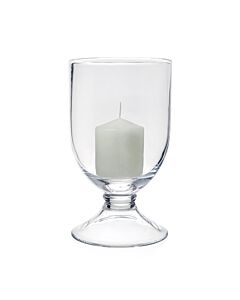 Classic Footed Hurricane 11" / 28cm with Candle
