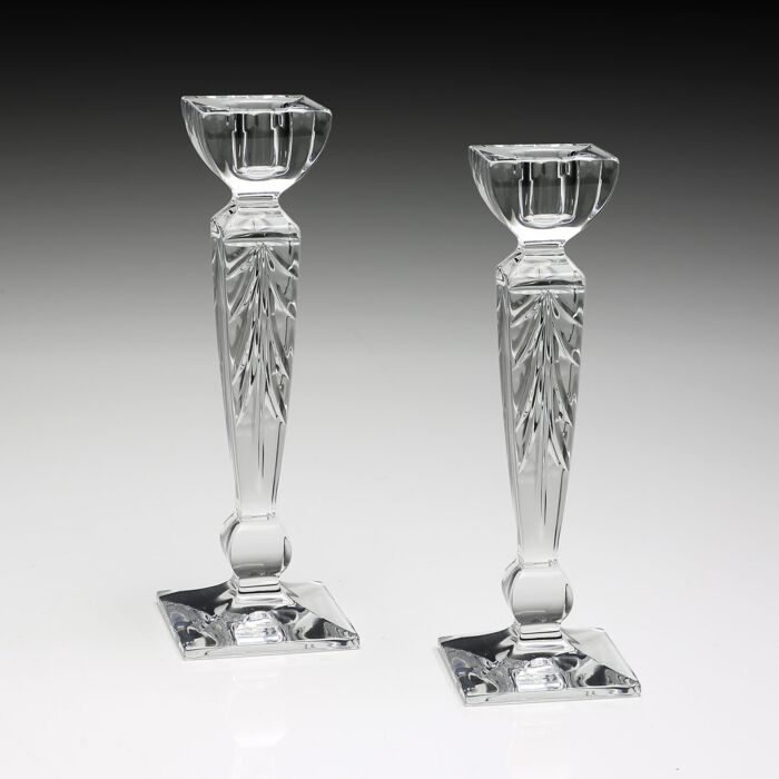Iris Pair of Candlesticks