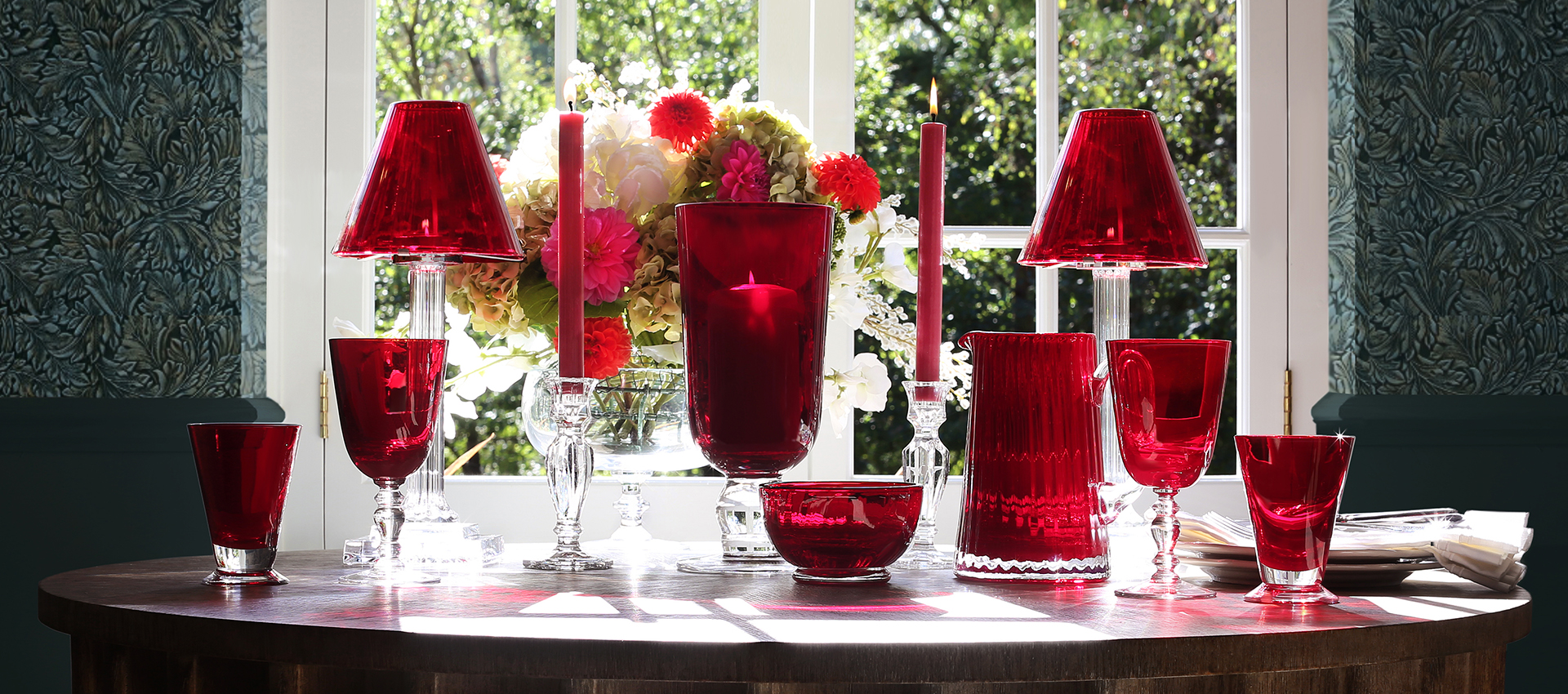 William Yeoward Crystal - Scarlet
